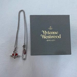 Vivian Westwood Heart Orb Necklace 16 - 18 inches